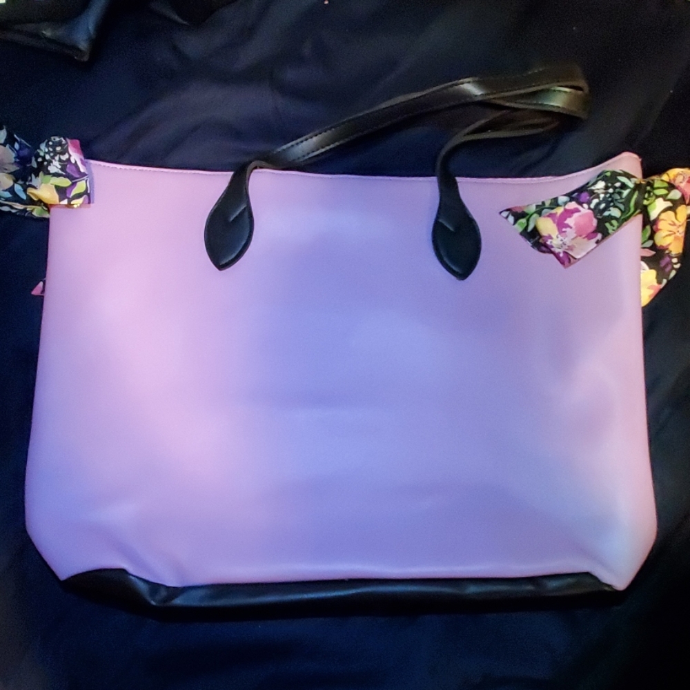 Lilac / purple Canvas Tote bag